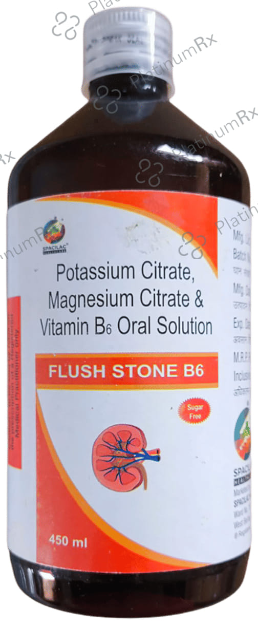Flush Stone B6 Oral Solution Sugar Free 450ml