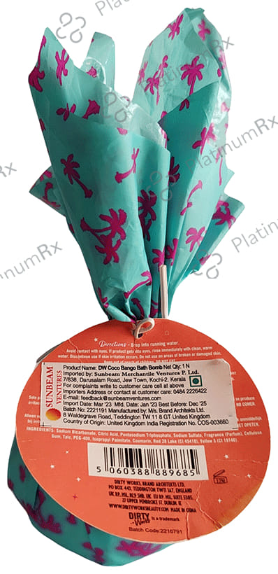 Dirty Works Coco-Bango Coconut Bath Bomb