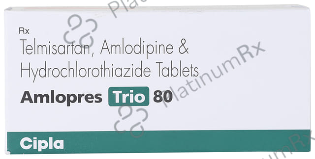 Amlopres Trio 5/12.5/80mg Tablet 10s