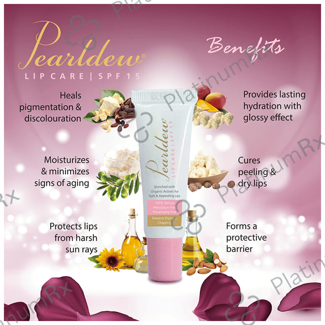 Pearldew Lip Care SPF 15 (10gm Each) 4 Tubes