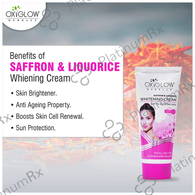 Oxyglow Herbals Whitening SPF 15 Cream 60gm