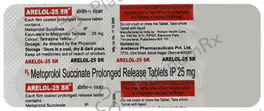 Arelol 25mg Tablet SR