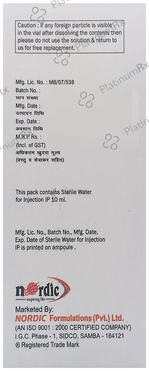 Z One T 1000mg/125mg Injection