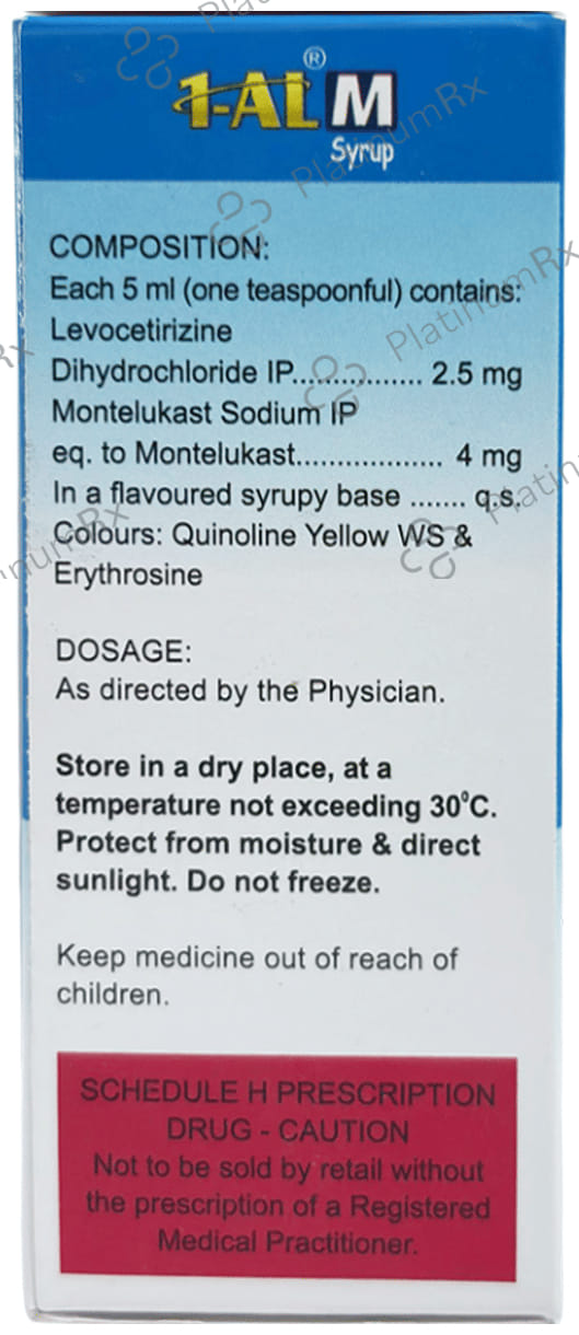 1 AL M 2.5/4mg Syrup 60ml