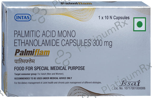 Palmiflam 300mg Capsule 10s