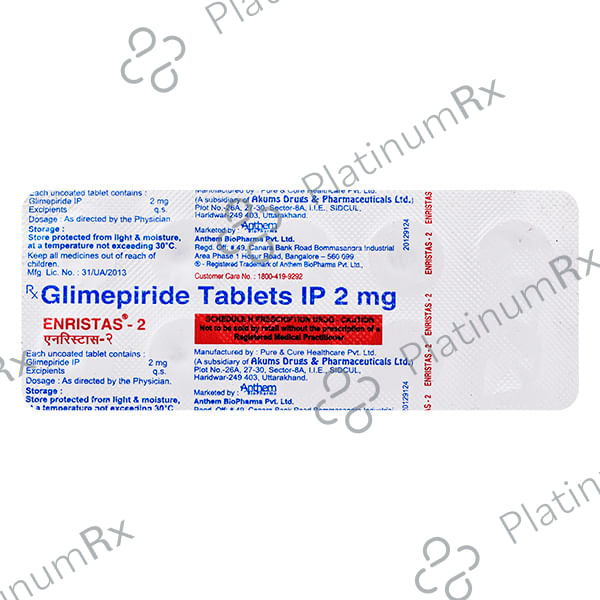 Enristas 2mg Tablet 10s