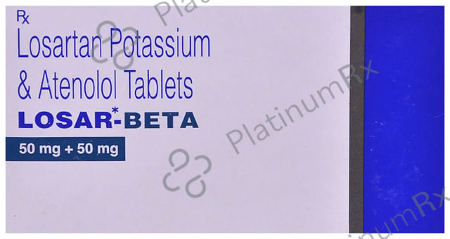 Losar Beta 50/50mg Tablet 15s