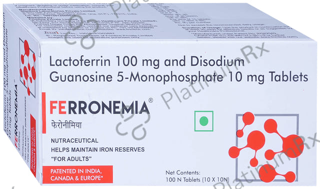 Ferronemia 100/10mg Tablet 10s