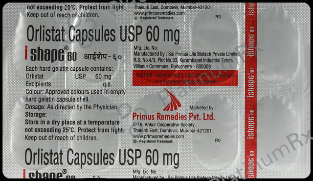 Ishape 60mg Capsule 10s