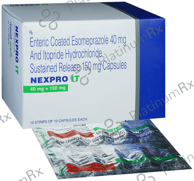 Nexpro IT 40/150mg Capsule SR 10s
