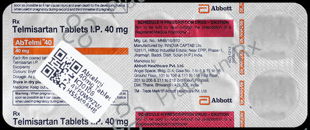 AbTelmi 40mg Tablet 10s