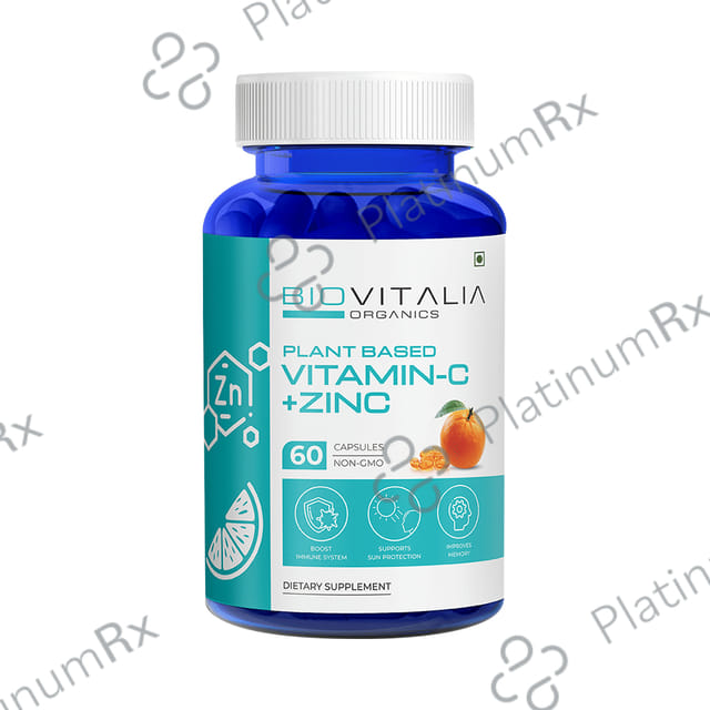 Biovitalia Organics Vitamin C + Zinc Capsule