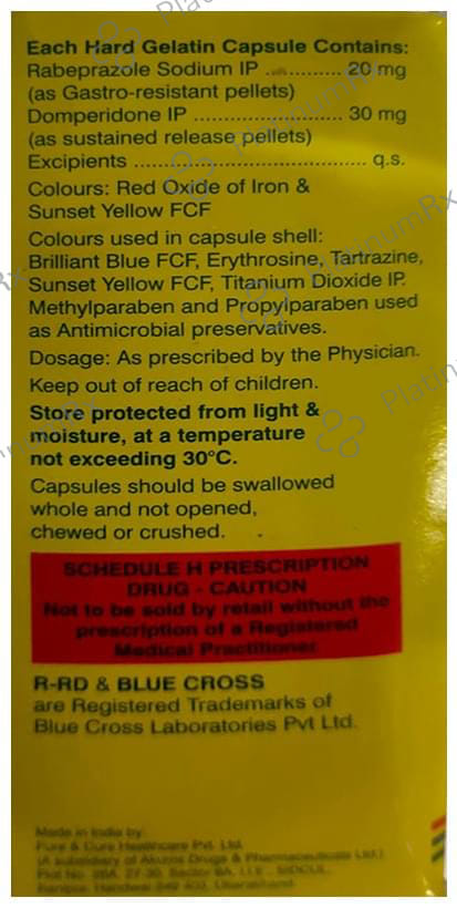R RD 30/20mg Capsule SR 15s