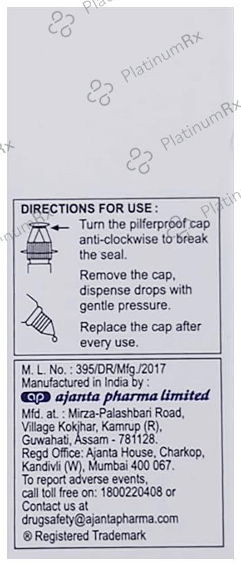 Ripatec 0.4% BAK Free Eye Drop 5ml