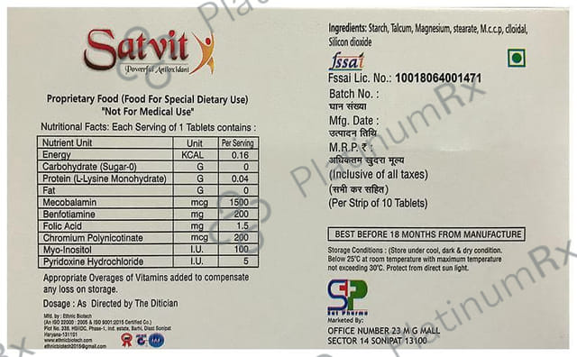 Satvit Tablet