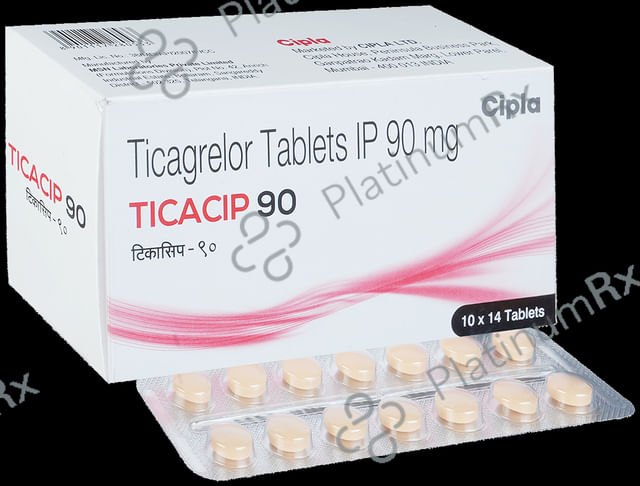 Ticacip 90mg Tablet 14s