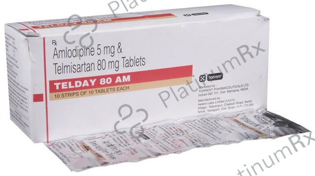 Telday 5/80mg AM Tablet 10s