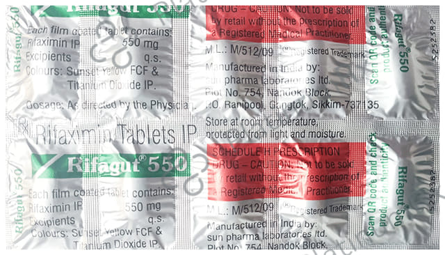Rifagut 550mg Tablet 10s