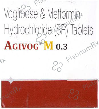 Agivog M 0.3/500mg Tablet SR 15s