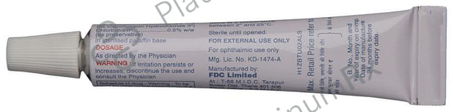 Zoxan 0.3% Eye Ointment 5gm