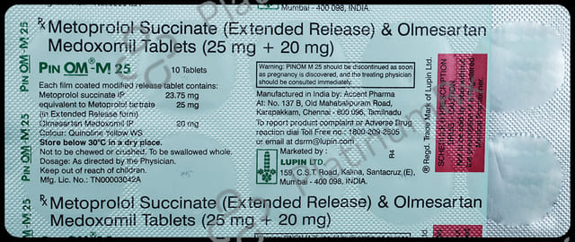 Pin OM M 25/20mg Tablet ER 10s