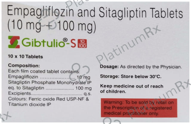 Gibtulio S 10/100mg Tablet 10s