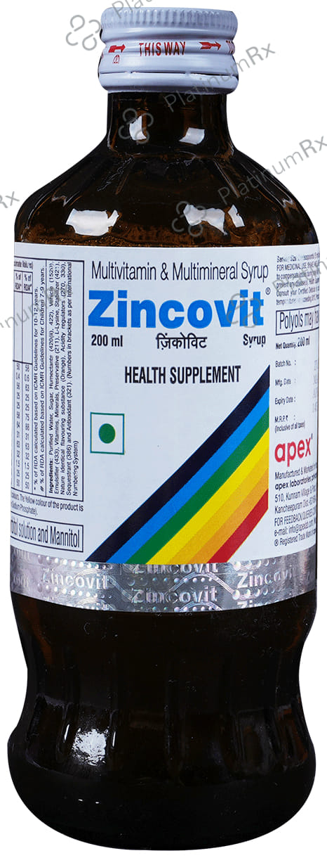 Zincovit Syrup 200ml
