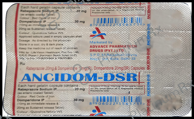 Ancidom DSR 30/20mg Capsule 10s