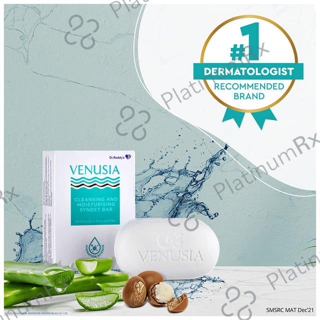 Venusia Cleansing & Moisturising Syndet Bar 75gm
