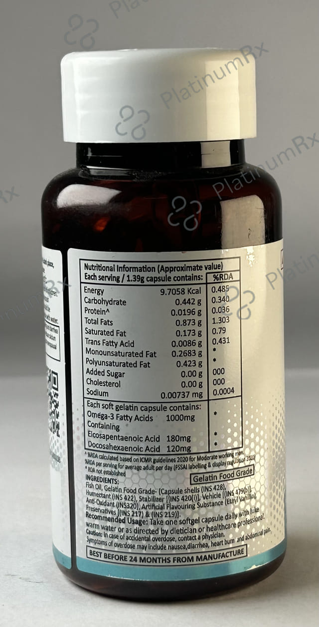 Nutrinol Omega 3 Fish Oil Capsule 60s