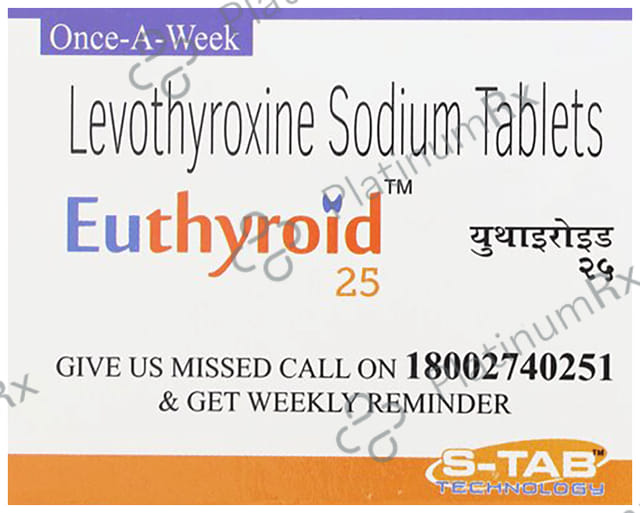 Euthyroid 25 175mcg Tablet 4s