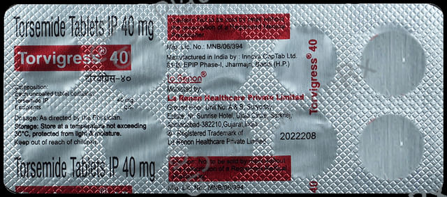 Torvigress 40mg Tablet 10s