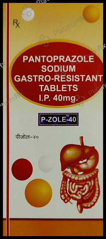 P Zole 40mg Tablet 10 Tablet D D Pharma