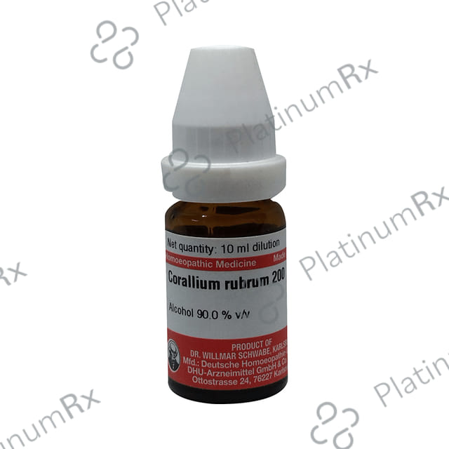 Dr Willmar Schwabe Germany Corallium Rubrum Dilution 200