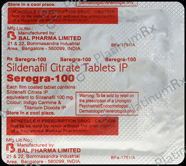 Seregra 100mg Tablet