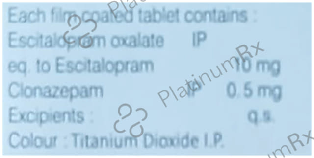 Etispam Plus 0.5/10mg Tablet 10s