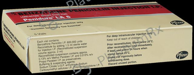 Penidure LA 600000IU Injection 2ml