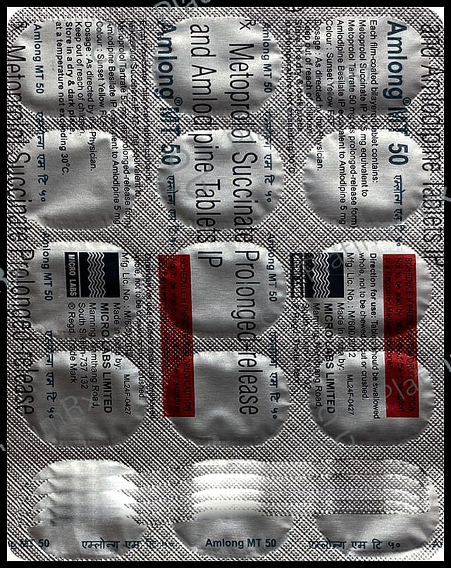 Amlong MT 50mg Tablet PR 15s
