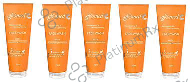 Glomed C Face Wash (70ml Each) 5 Tube
