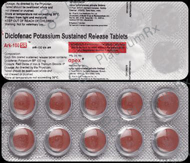 Ark 100mg Tablet SR