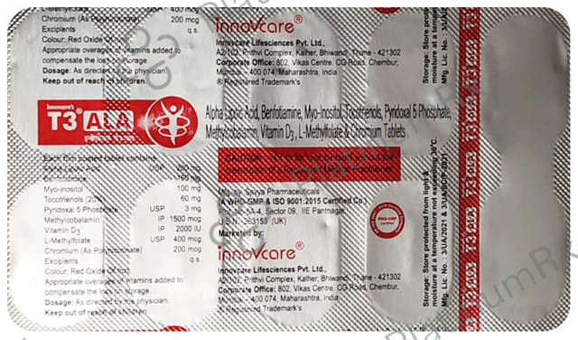 T3 Ala Tablet Innovcares 10s