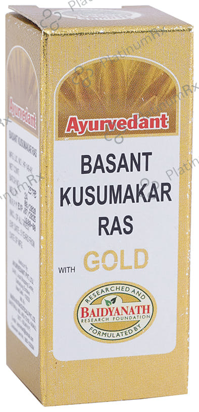 Baidyanath Ayurvedant Basant Kusumakar Ras with Gold Tablet