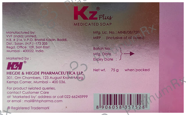 KZ Plus 2% Soap 75gm