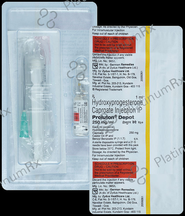 Proluton Depot 250mg/ml Injection 1ml