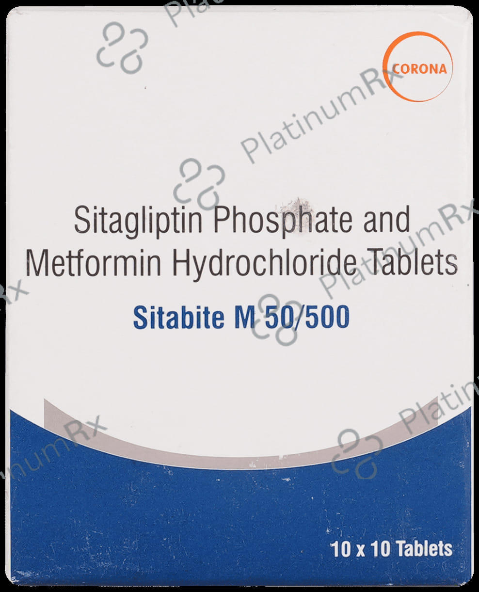 Sitabite M 50/500mg Tablet 10s