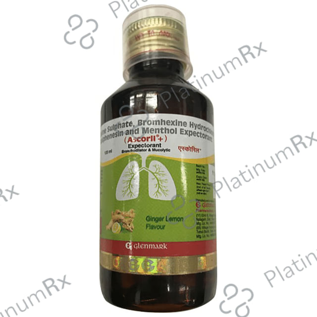 Ascoril Plus Ginger Lemon Expectorant 120ml