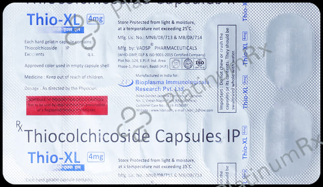 Thio XL 4mg Capsule 10s