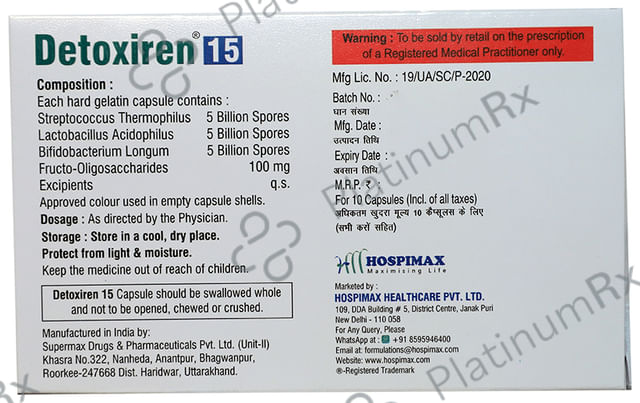 Detoxiren 15 Capsule