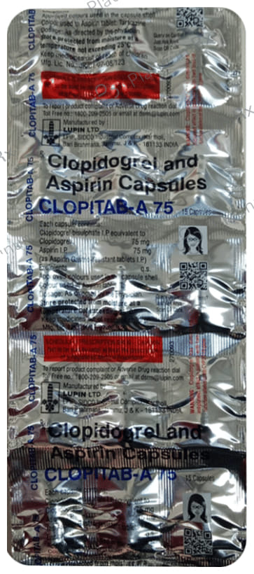 Clopitab A 75/75mg Capsule 15s
