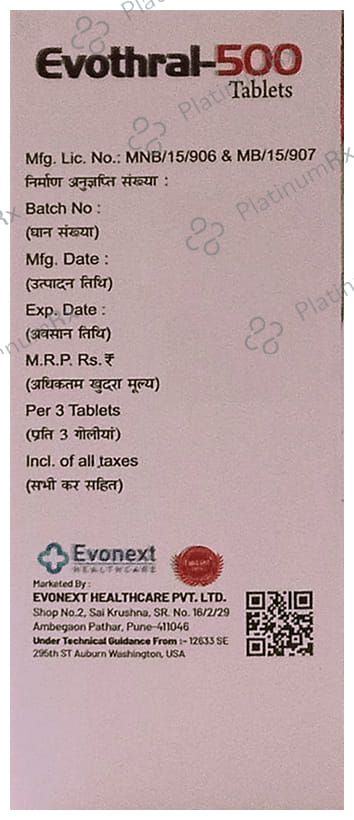 Evothral 500 Tablet